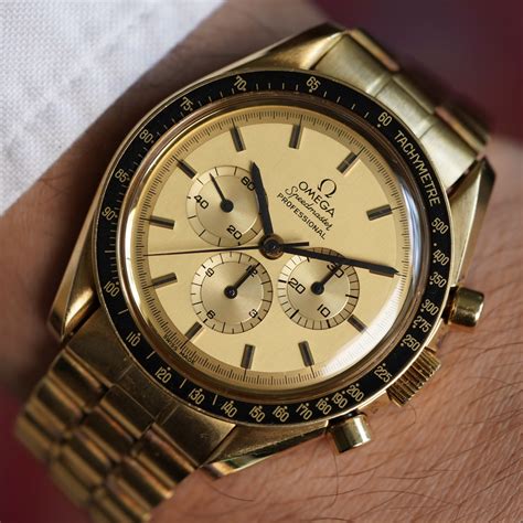 all gold omega speedmaster|goldsmiths Omega Speedmaster.